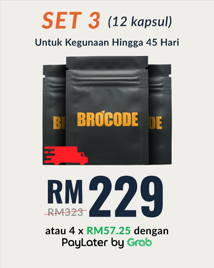 BROCODE Set 3 (12 Kapsul)